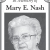 In Memory of Mary E. Nash