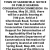 Notice of Public Hearing