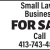 Small Lawn Business for Sale
