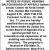 Notice of Public Hearing