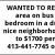 Wanted to Rent