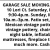 Garage Sale Moving