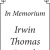 Irwin Thomas Renak