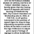 Notice of Public Hearing