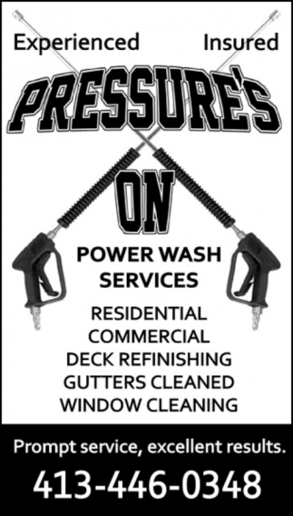 Pressure's On Power Wash Services