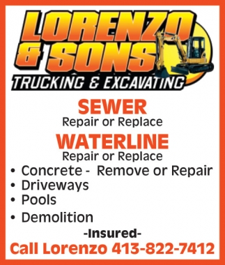 Lorenzo & Sons Trucking & Excavating