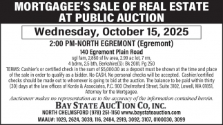 Bay State Auction Co, Inc