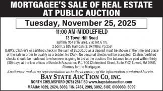 Bay State Auction Co, Inc