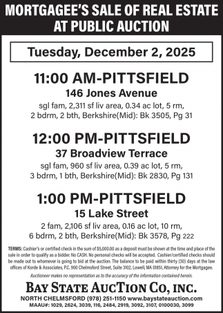 Bay State Auction Co, Inc