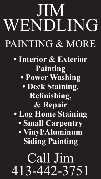 Jim Wendling Painting & More