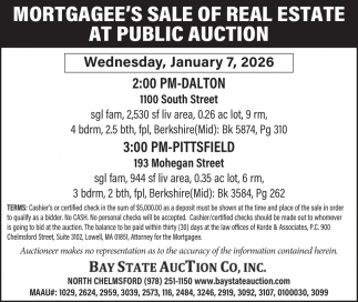 Bay State Auction Co, Inc