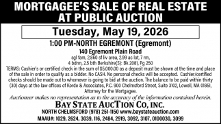 Bay State Auction Co, Inc