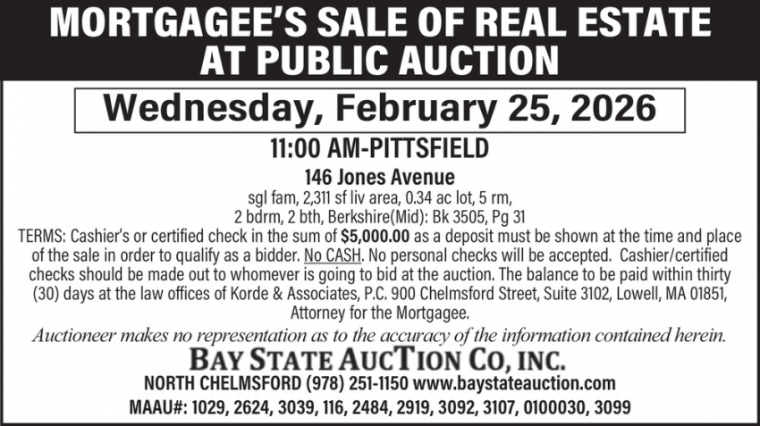 Bay State Auction Co, Inc