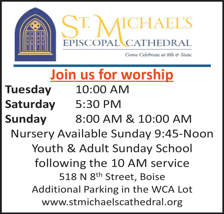 Join Us for Worhsip, St. Michael's Episcopal Cathedral, Boise, ID