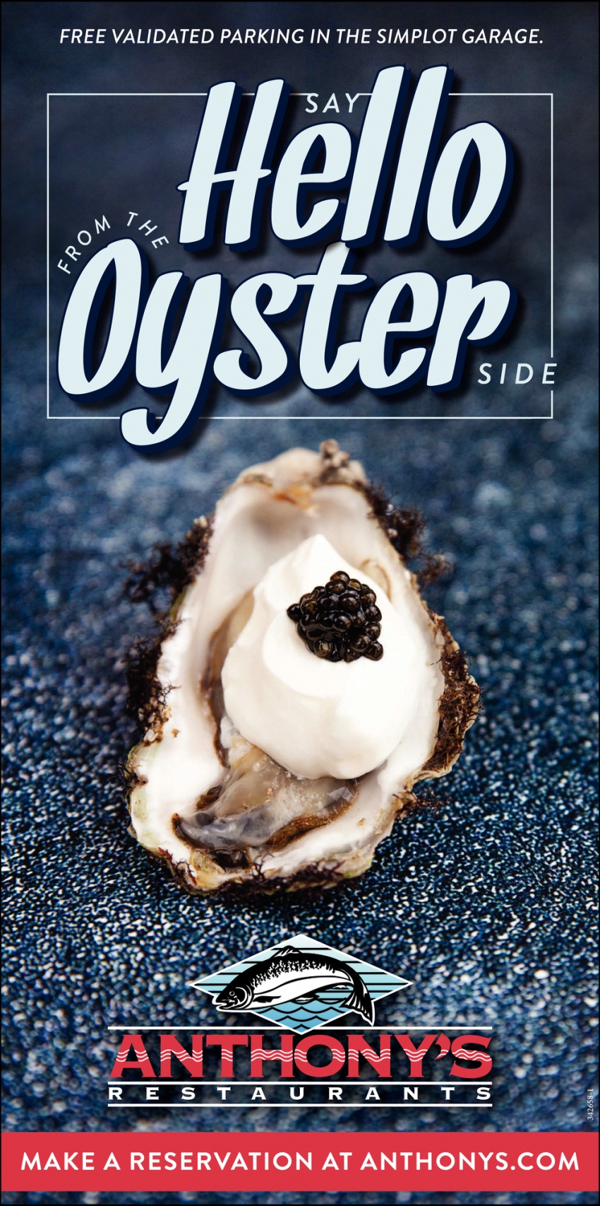 Say Hello From The Oyster Side, Anthony's Boise