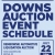 Auction Event Schedule