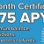 Let's Grow 4-Month 3.75 APY