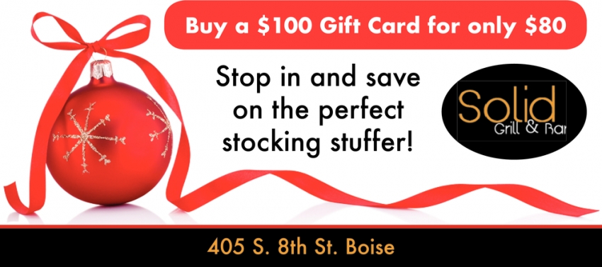 Buy a $100 Gift Card For Only $80