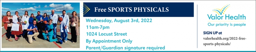 For Sports Physicals