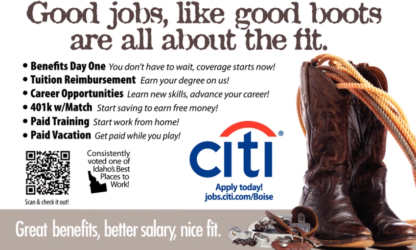 Good Jobs, Like Good Boots Are All About The Fit