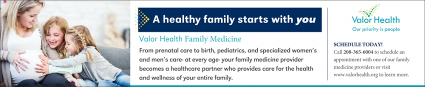 A Healthy Family Starts With You