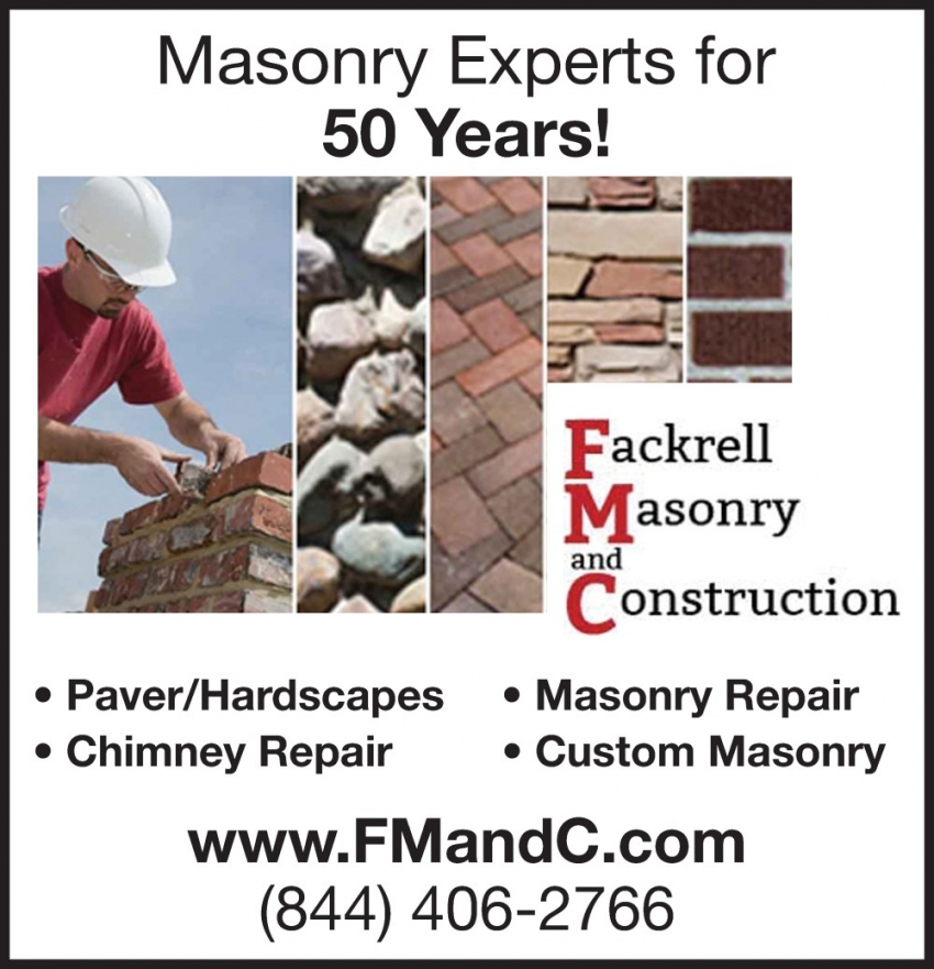 Masonry Experts For 50 Years!