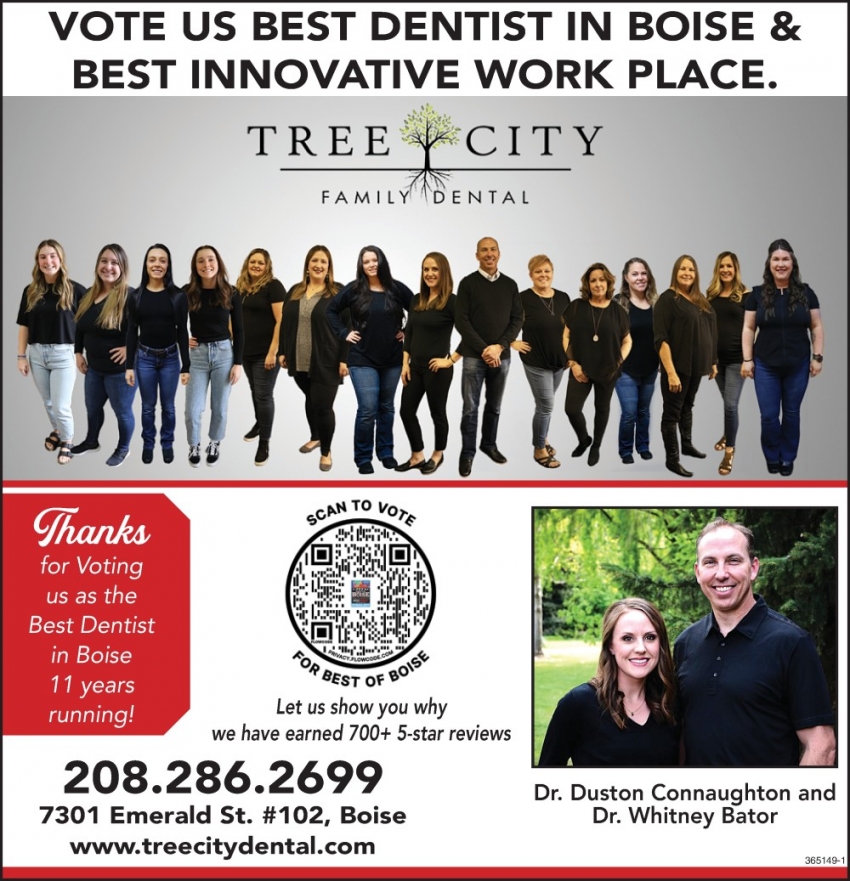 Vote Us Best Dentist In Boise