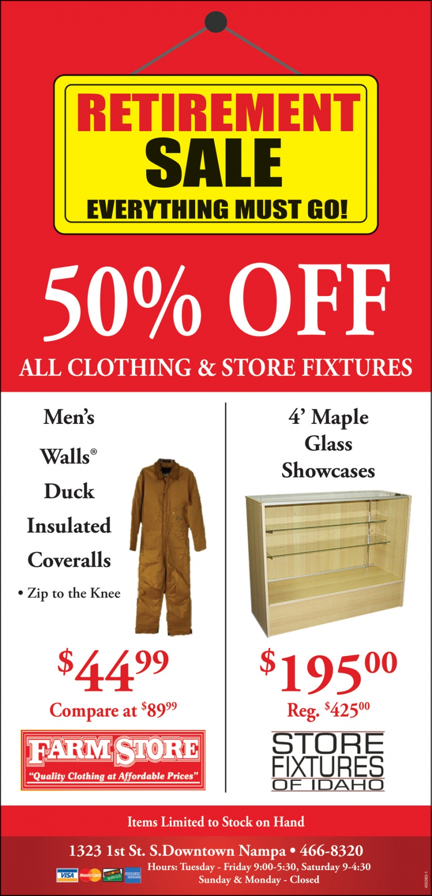 Retirement Sale