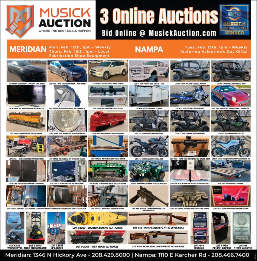 3 Online Auctions