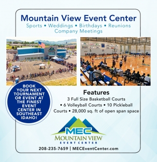 Mountain View Event Center Mountain View Event Center Pocatello ID