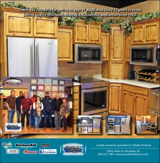 1 Appliance Store, Pocatello Electric, Pocatello, ID