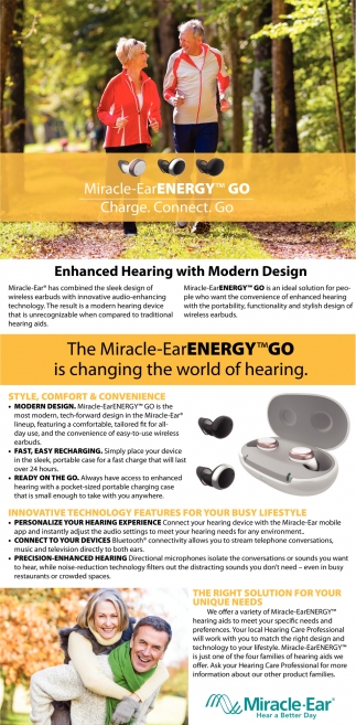 Enhanced Hearing With Modern Design