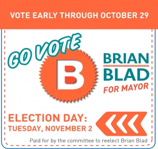 Go Vote Brian Blad