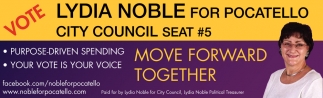 Lydia Noble for Pocatello City Council #5