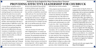 Providing Effective Leadership For Chubbuck