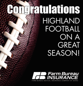 Congratulations Highland Football On A Great Season!