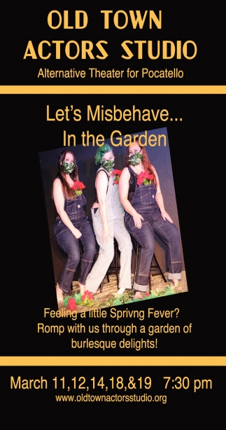 Let's Misbehave In The Garden