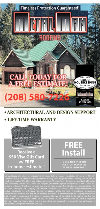 Call Today For A Free Estimate