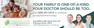 Your Family Is One-Of-A-Kind. Your Doctor Should Be Too