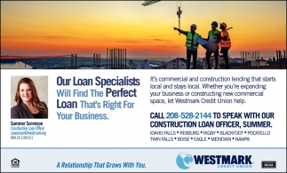 Our Loan Specialists Will Find The Perfect Loan