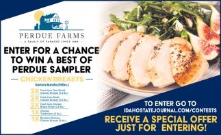 Enter for a Chance to Win a Best of Perdue Sampler