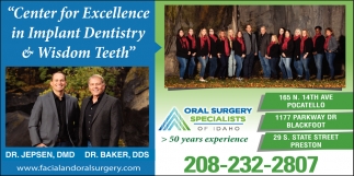 Center For Excellence In Implant Dentistry & Wisdom Teeth