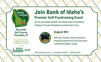 Join Bank Of Idaho's Premier Golf Fundraising Event