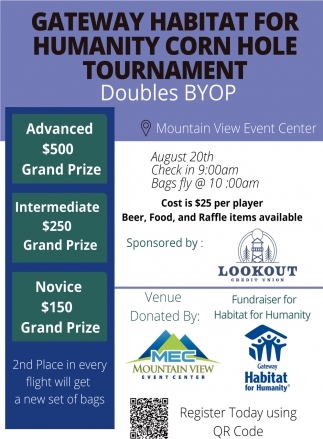 Gateway Habitat For Humanity Corn Hole Tournament