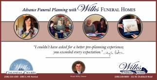 Advance Funeral Planning With Wilks Funeral Homes