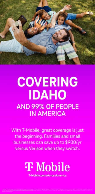 Covering Idaho And 99% Of People In America