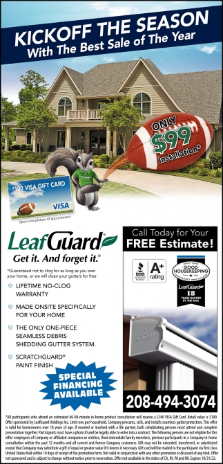 Special Financing Available