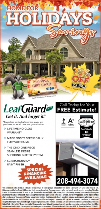 Special Financing Available