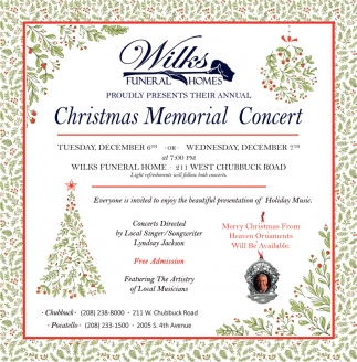 Christmas Memorial Concert