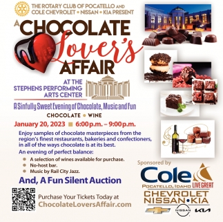 A Singfully Sweet Evening Of Chocolate, Music And Fun